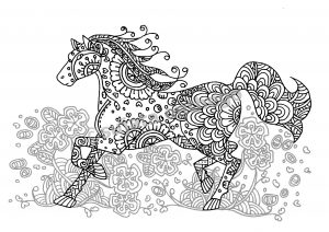 digital: Coloring - Horse